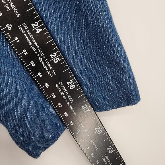 Vintage Saint Germain Women's Denim‎ Embroidered Patchwork Jacket Size Petite - Picture 10 of 11